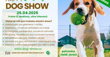 Pomocník na psí akci HAPPY DOG SHOW 2025