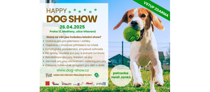 Pomocník na psí akci HAPPY DOG SHOW 2025