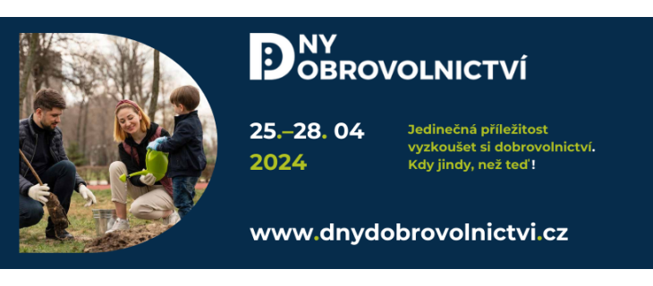 Poznejte dobrovolnictví na vlastní kůži: Dny dobrovolnictví 2024 jsou tady!