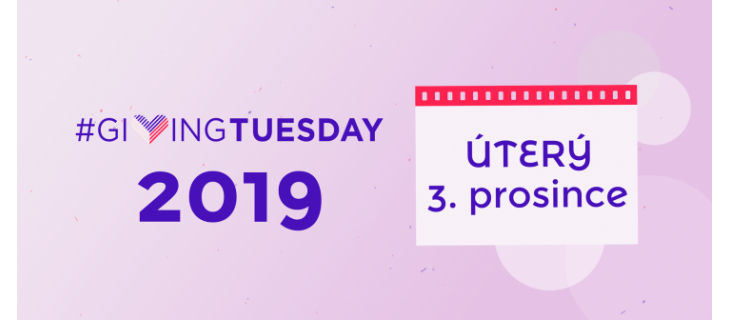 Nejštědřejší úterý v roce již za 2 měsíce! Oslavte s námi Giving Tuesday 2019