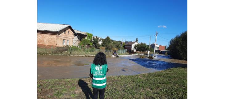 ADRA pomáhá v Moravskoslezském kraji při povodních 