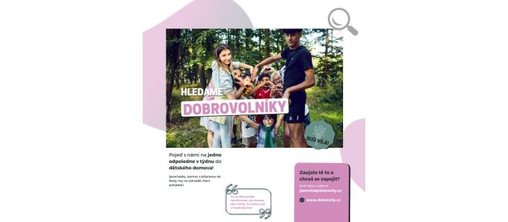 Dobrovolník - instruktor kroužků pro děti z dětského domova